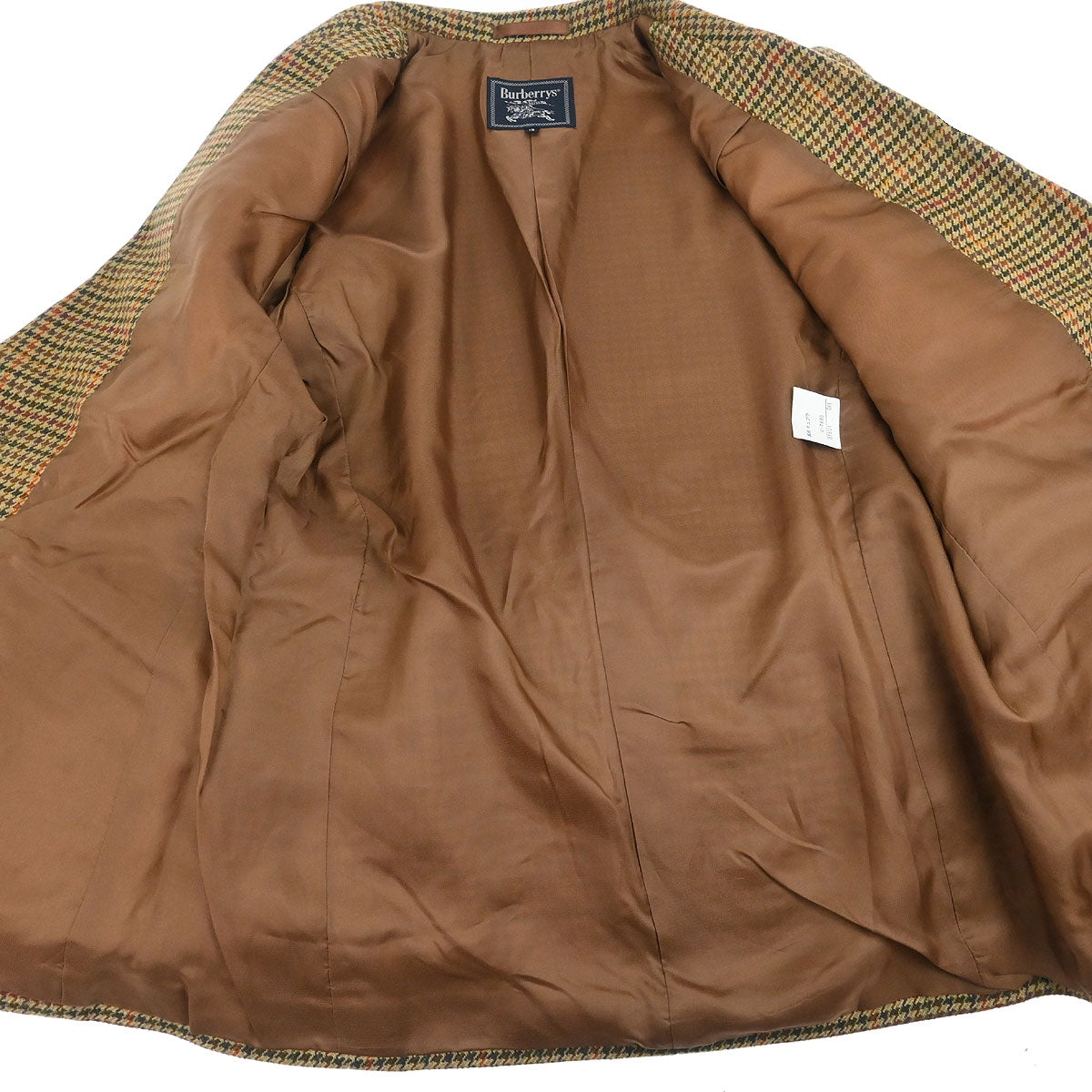 Burberrys Setup Suit Jacket Skirt Brown #40–42