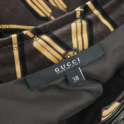 Gucci 2008 Short Sleeve Dress Brown #38