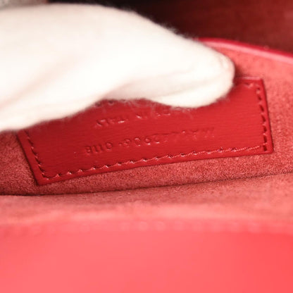 Saint Laurent Red Leather Sunset Shoulder Bag