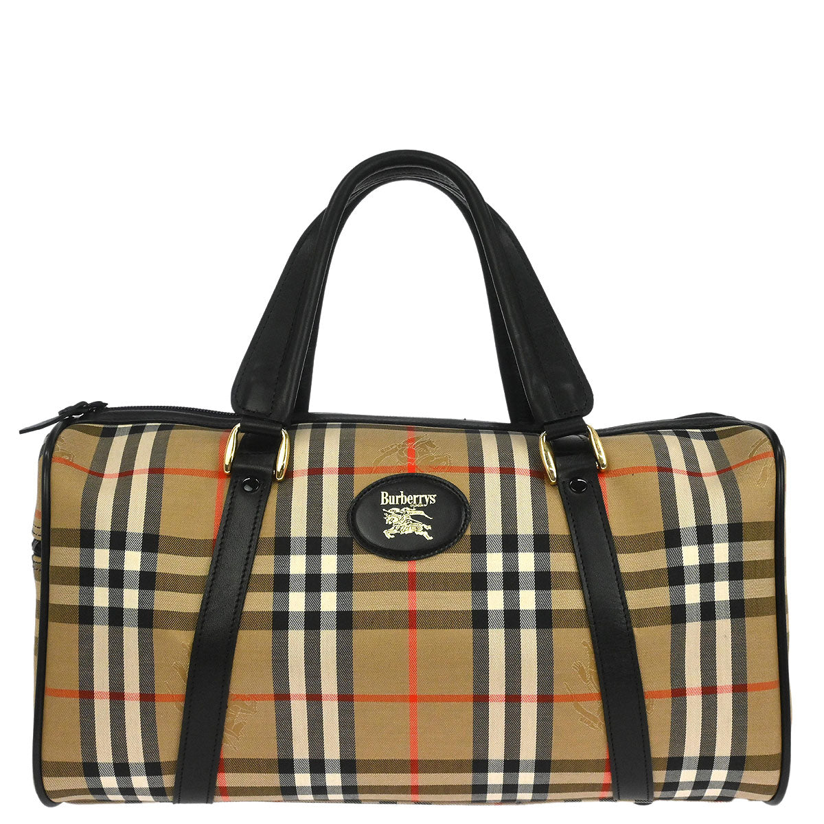 Burberrys Beige House Check Handbag