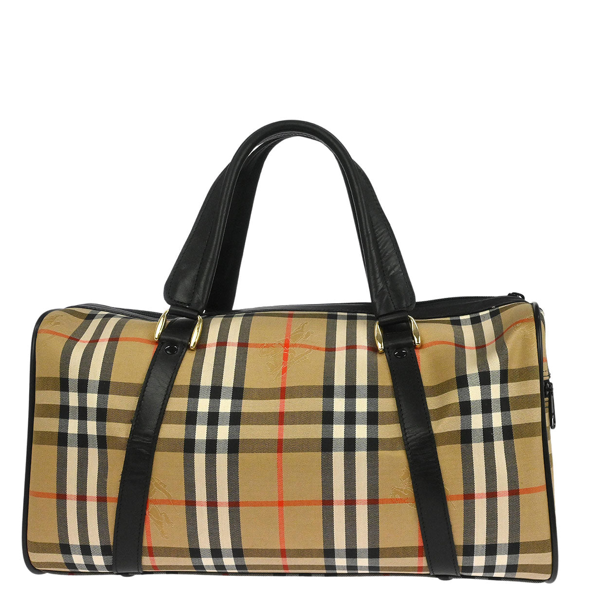 Burberrys Beige House Check Handbag