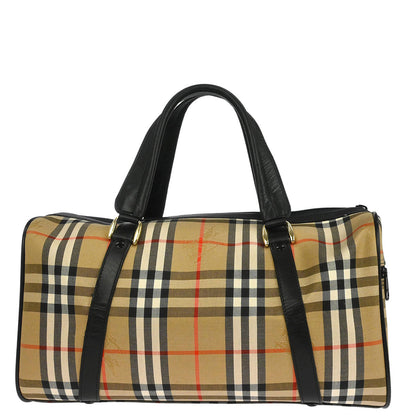 Burberrys Beige House Check Handbag