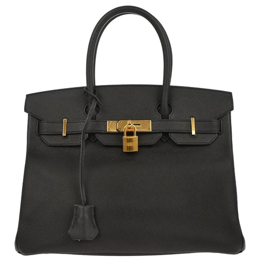Hermes Black Epsom Birkin 30 Handbag