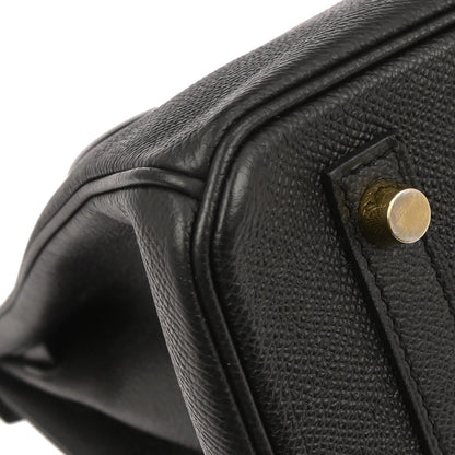 Hermes Black Epsom Birkin 30 Handbag