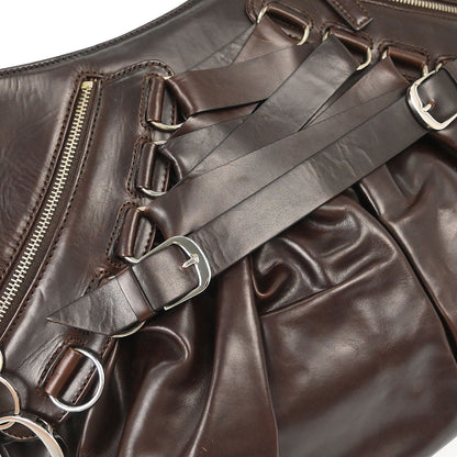 Christian Dior Brown Ballet Corset Handbag