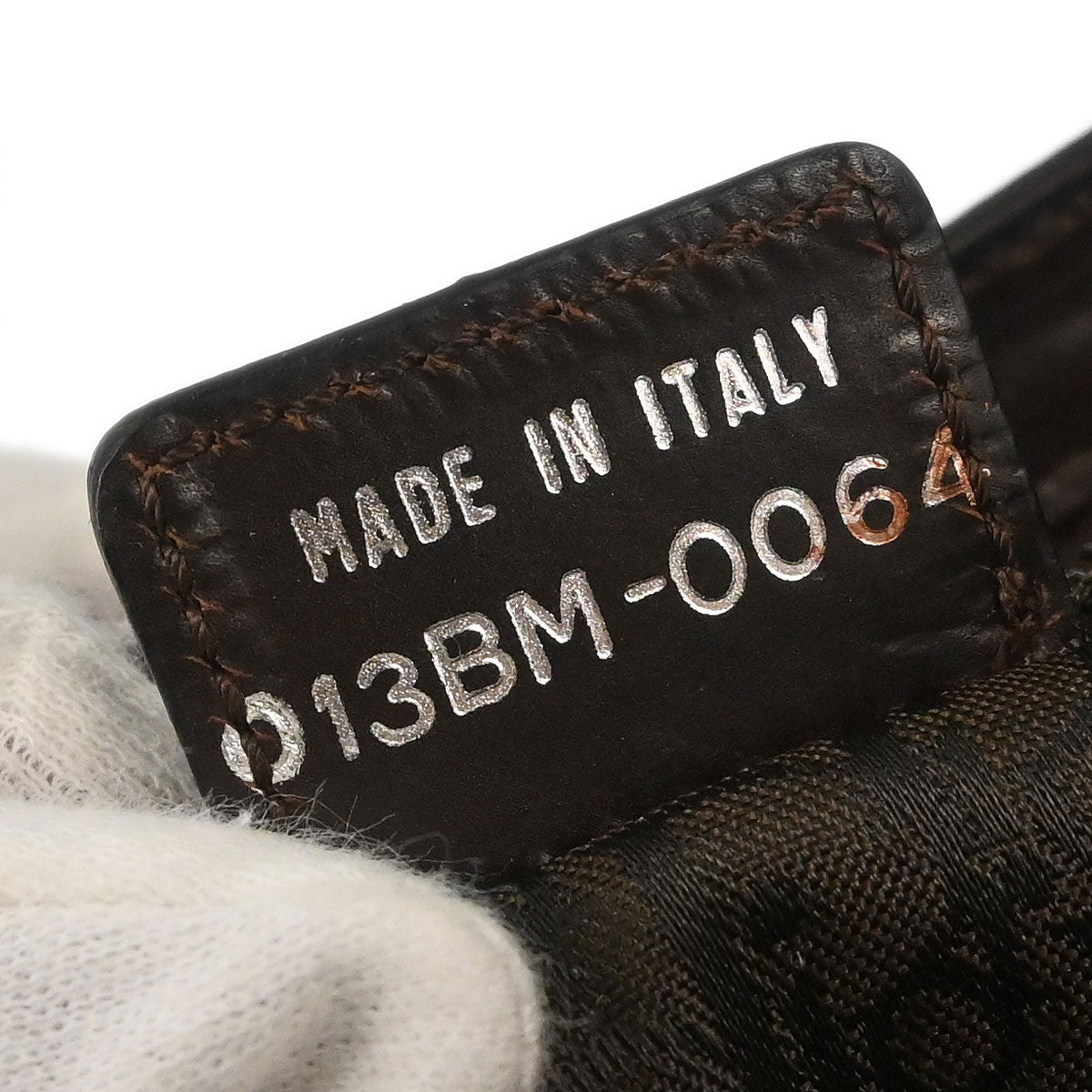 Christian Dior Brown Ballet Corset Handbag