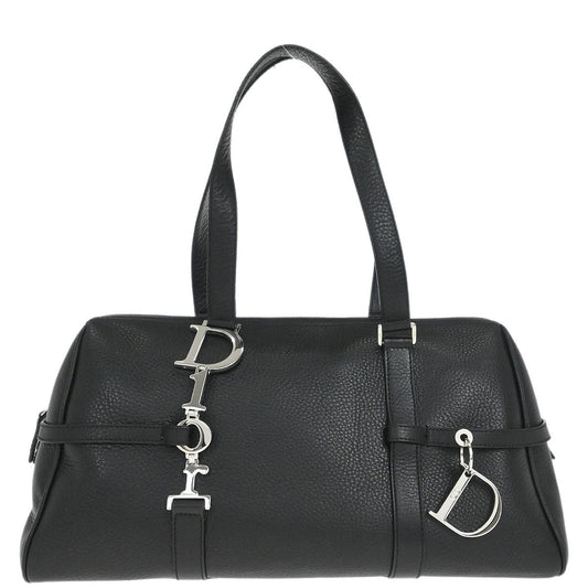 Christian Dior Black Leather Handbag