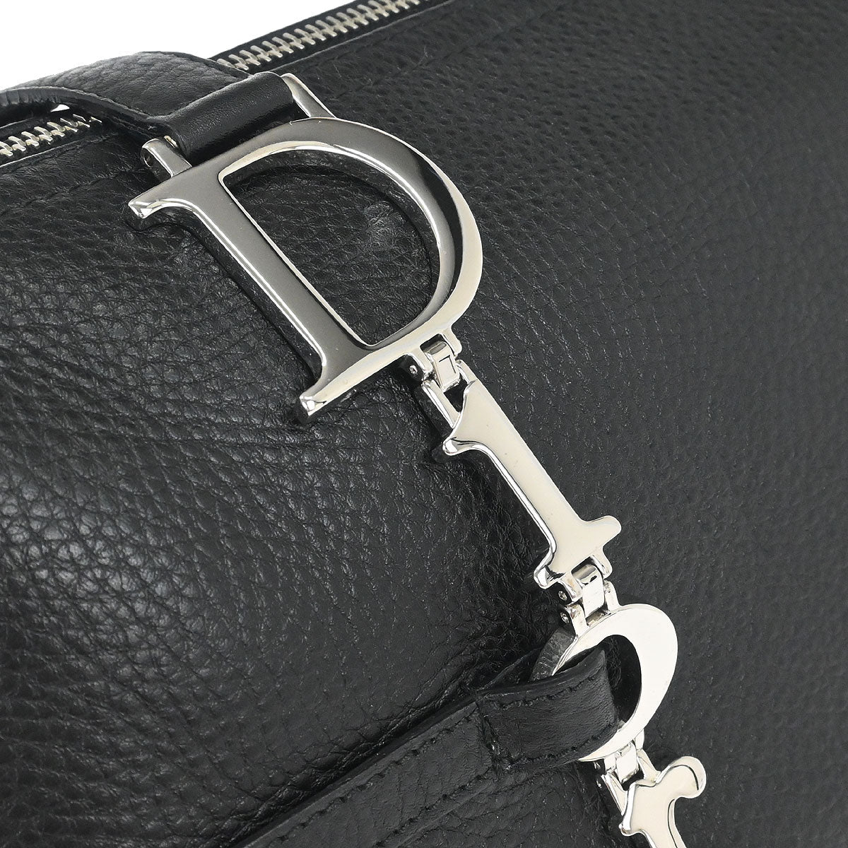 Christian Dior Black Leather Handbag