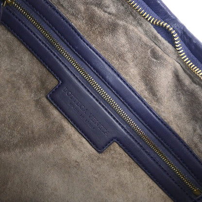 Bottega Veneta Purple Lambskin Intrecciato Hobo Bag