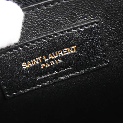 Saint Laurent Black Calfskin Uptown 2way Shoulder Handbag