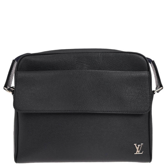 Louis Vuitton Navy Taiga Alex Messenger Shoulder Bag M30261