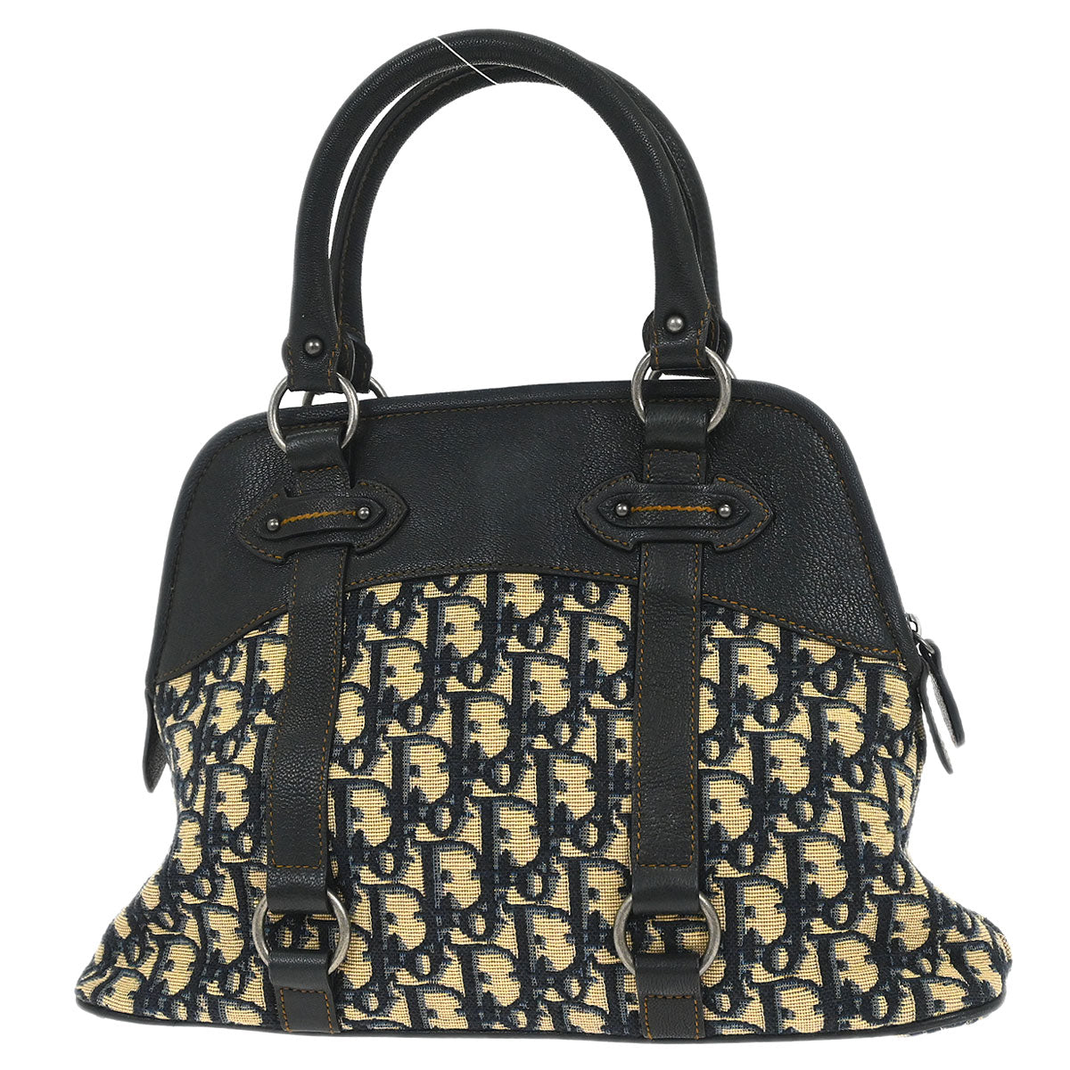 Christian Dior Navy Beige Trotter Handbag