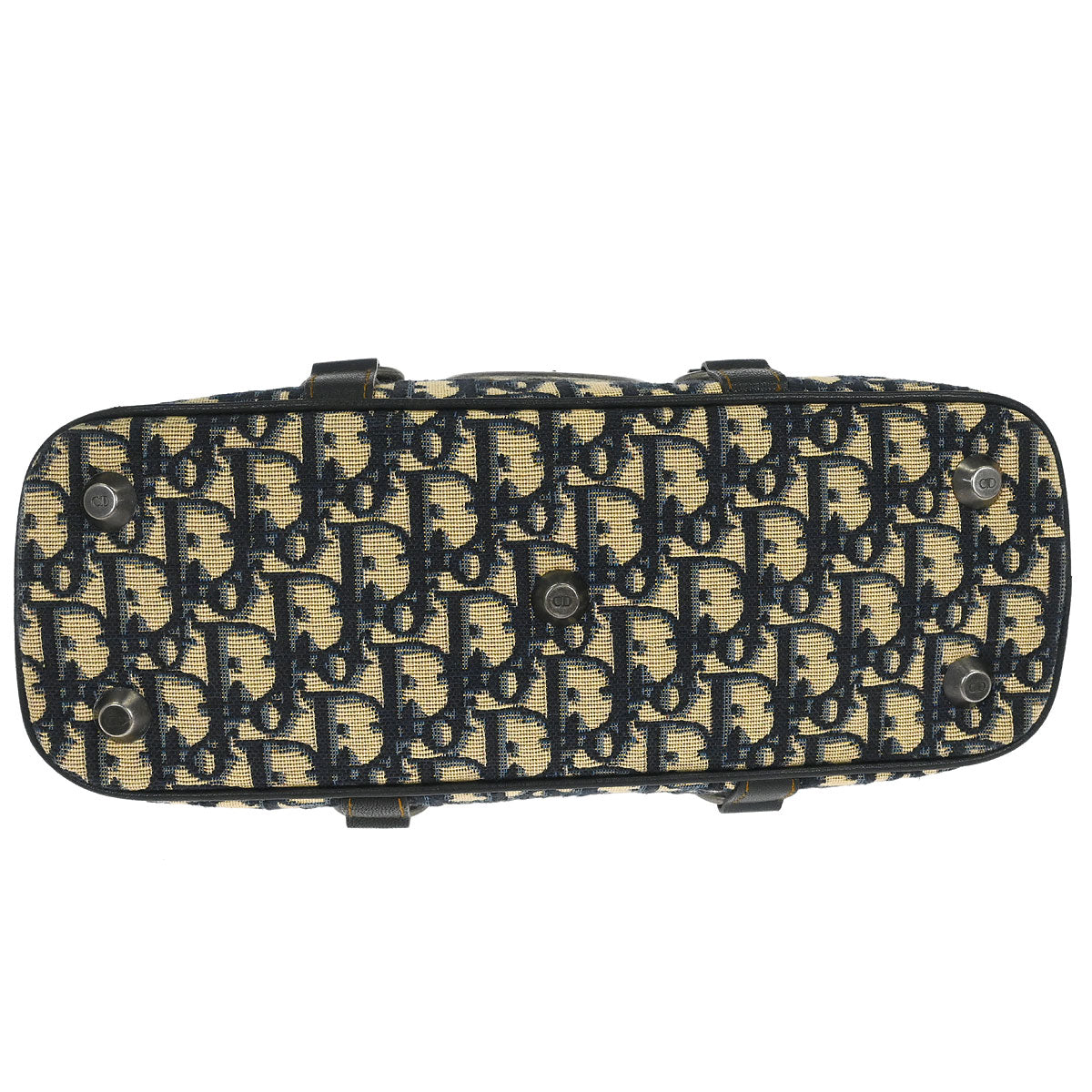 Christian Dior Navy Beige Trotter Handbag