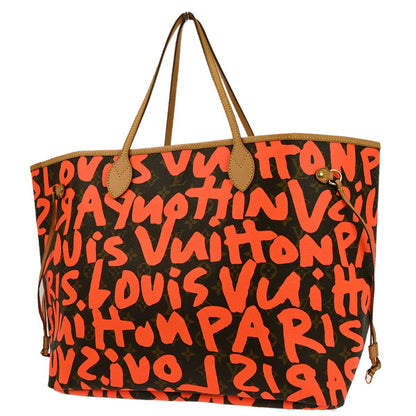 Louis Vuitton Orange Monogram Neverfull GM Tote Bag M93702