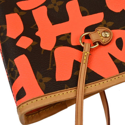Louis Vuitton Orange Monogram Neverfull GM Tote Bag M93702
