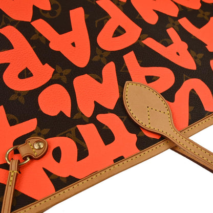 Louis Vuitton Orange Monogram Neverfull GM Tote Bag M93702