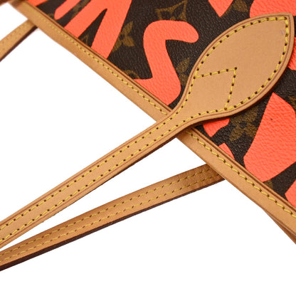 Louis Vuitton Orange Monogram Neverfull GM Tote Bag M93702