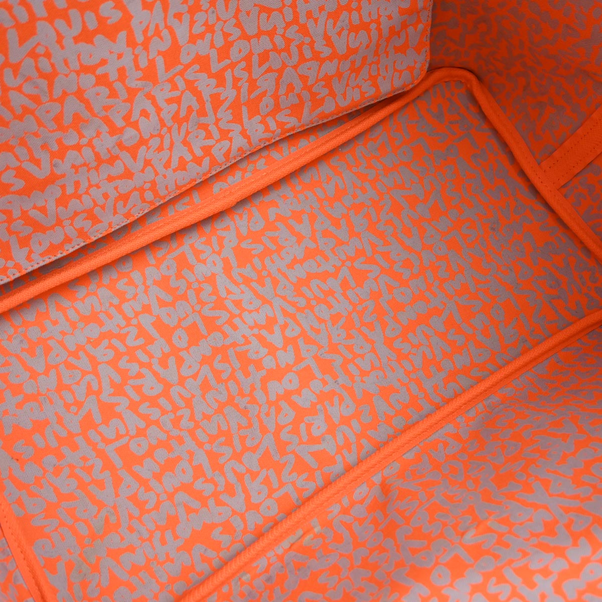 Louis Vuitton Orange Monogram Neverfull GM Tote Bag M93702