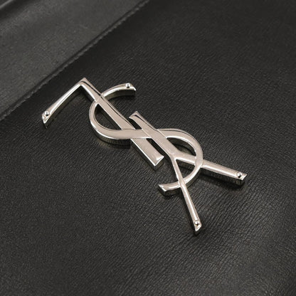 Saint Laurent Black Leather Sunset Shoulder Bag