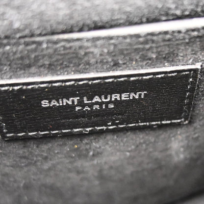 Saint Laurent Black Leather Sunset Shoulder Bag