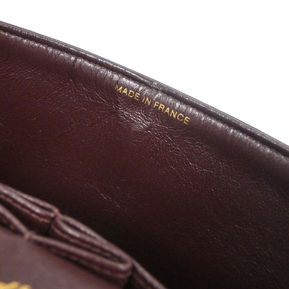 Chanel 1996-1997 Brown Lambskin Small Classic Double Flap Shoulder Bag