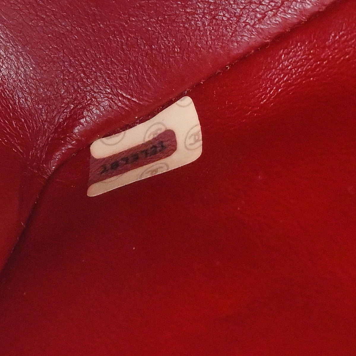 Chanel Red Lambskin Shoulder Bag