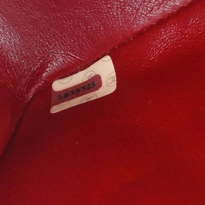 Chanel Red Lambskin Shoulder Bag