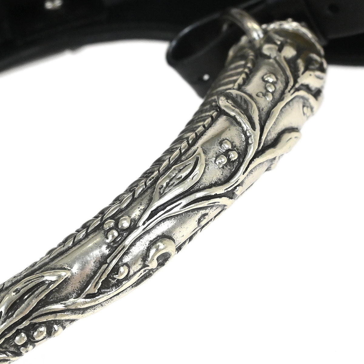 Yves Saint Laurent Black Leather Medium Mombasa Handbag