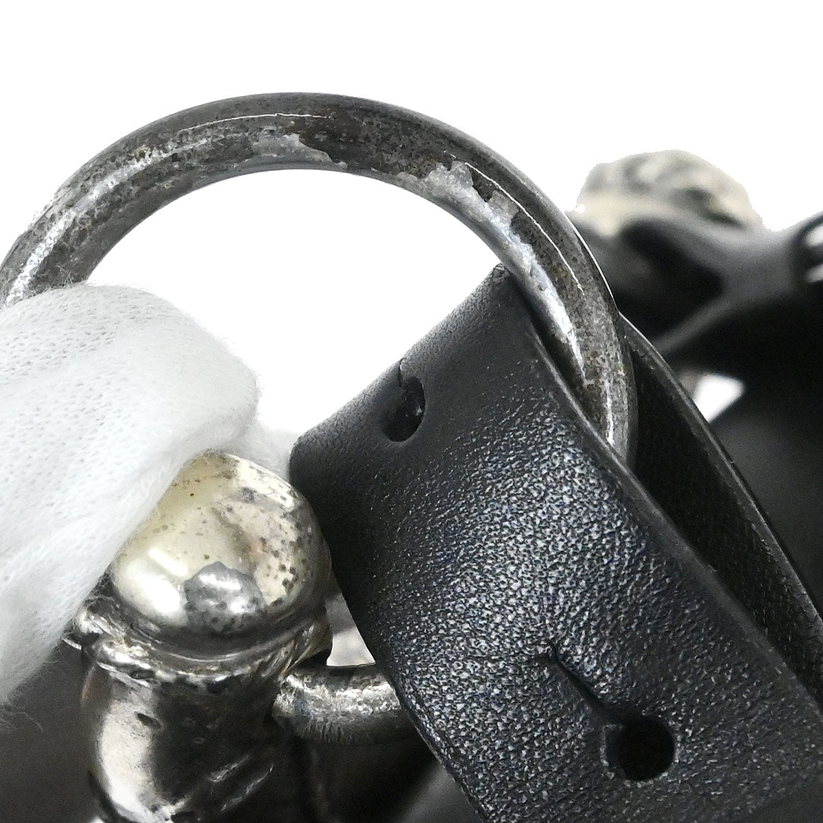 Yves Saint Laurent Black Leather Medium Mombasa Handbag