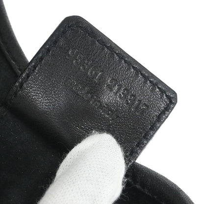 Yves Saint Laurent Black Leather Medium Mombasa Handbag