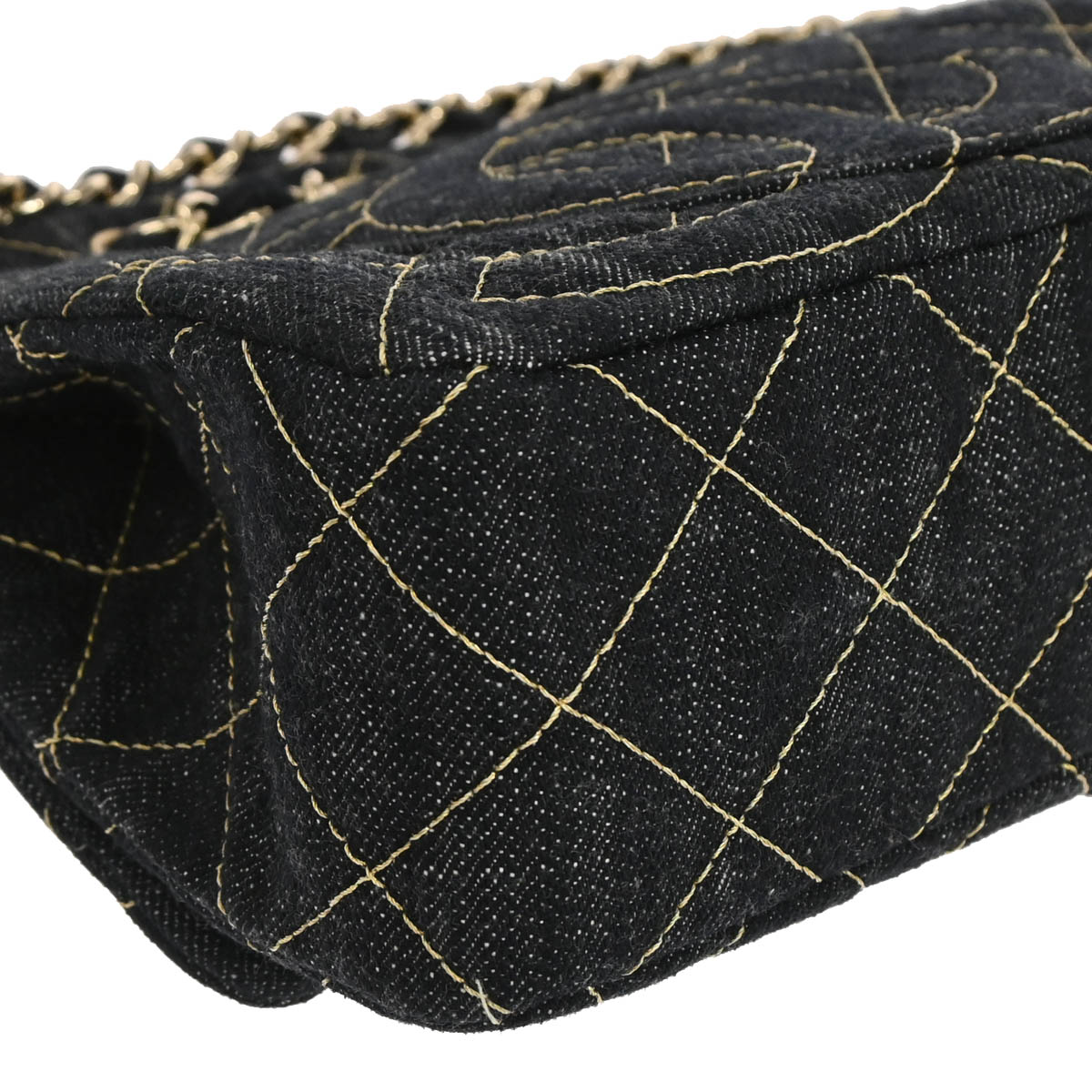 Chanel 2005-2006 Indigo Denim Shoulder Bag