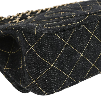 Chanel 2005-2006 Indigo Denim Shoulder Bag
