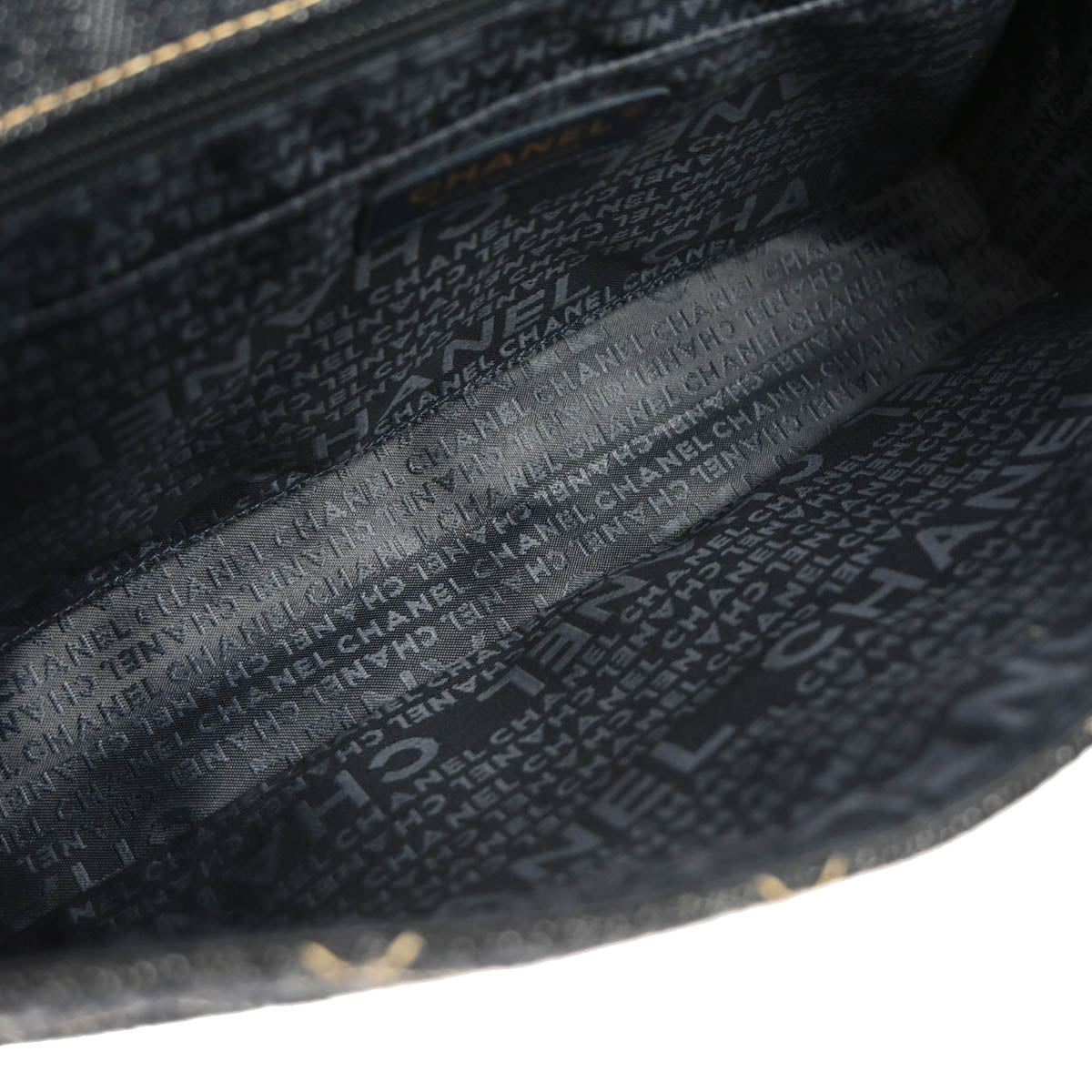 Chanel 2005-2006 Indigo Denim Shoulder Bag