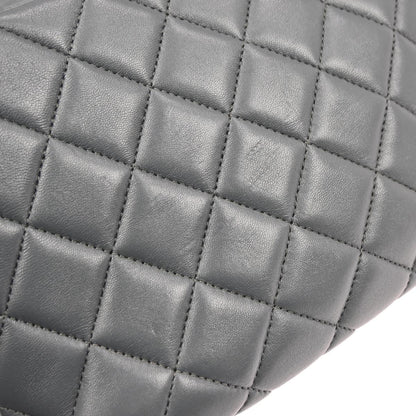 Chanel 2018-2019 Gray Lambskin Trendy CC Bowling Bag