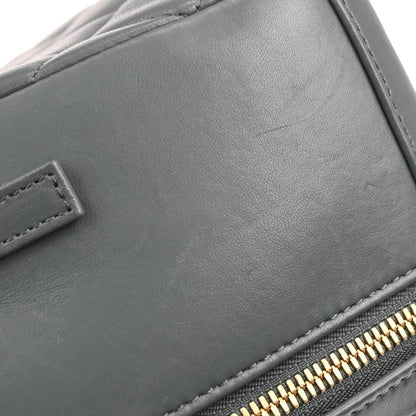 Chanel 2018-2019 Gray Lambskin Trendy CC Bowling Bag