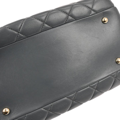 Chanel 2018-2019 Gray Lambskin Trendy CC Bowling Bag