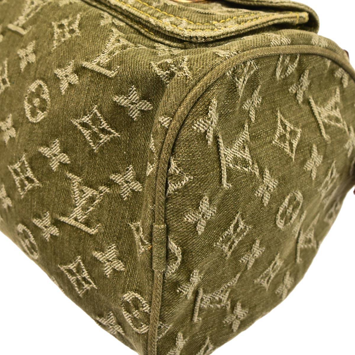 Louis Vuitton Green Monogram Denim Neo Speedy Handbag M95215