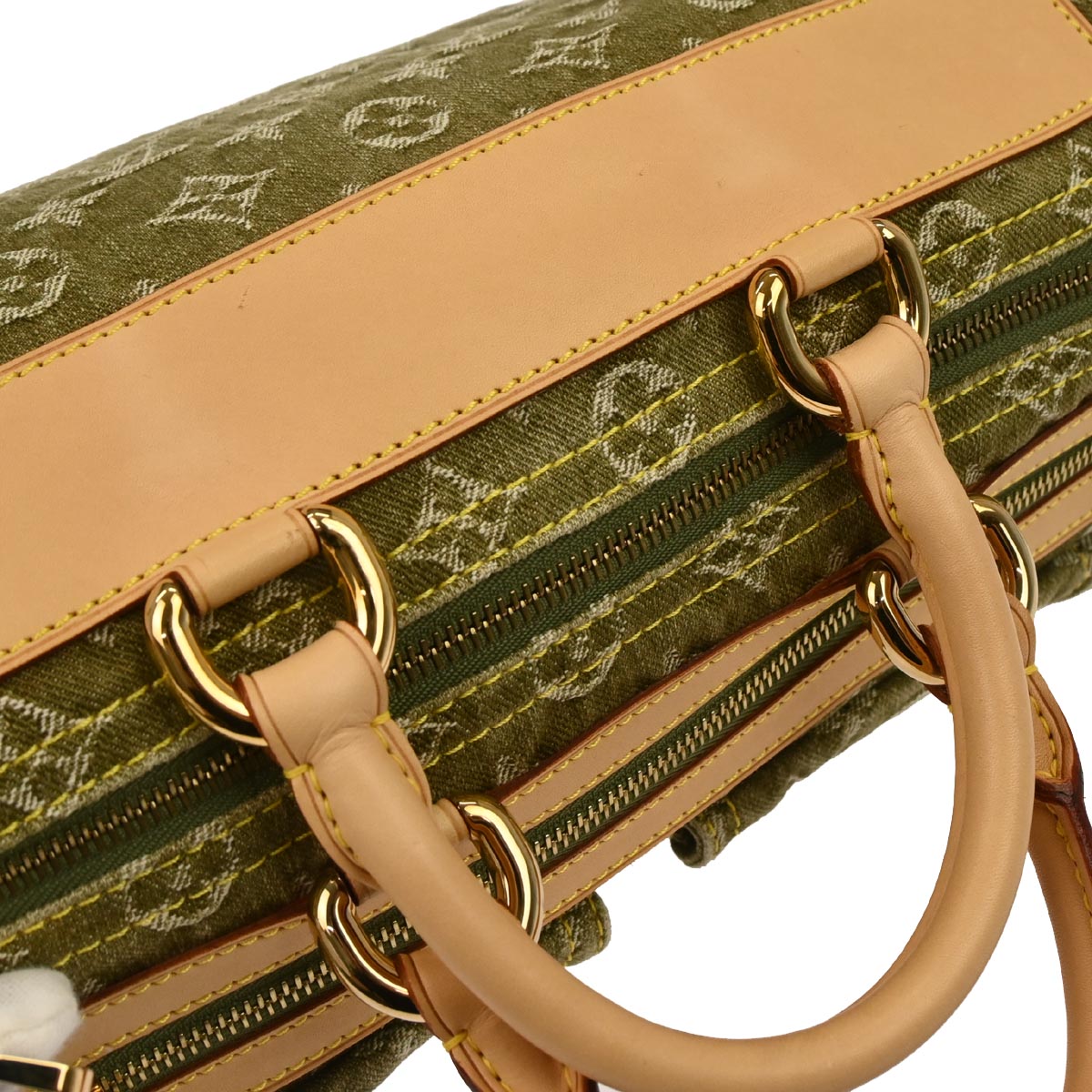 Louis Vuitton Green Monogram Denim Neo Speedy Handbag M95215