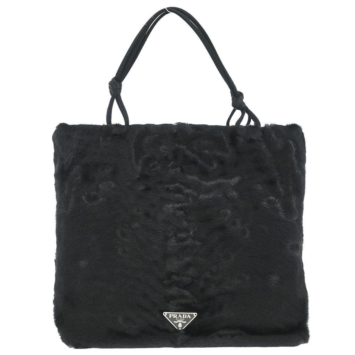 Prada Black Pony Hair Handbag