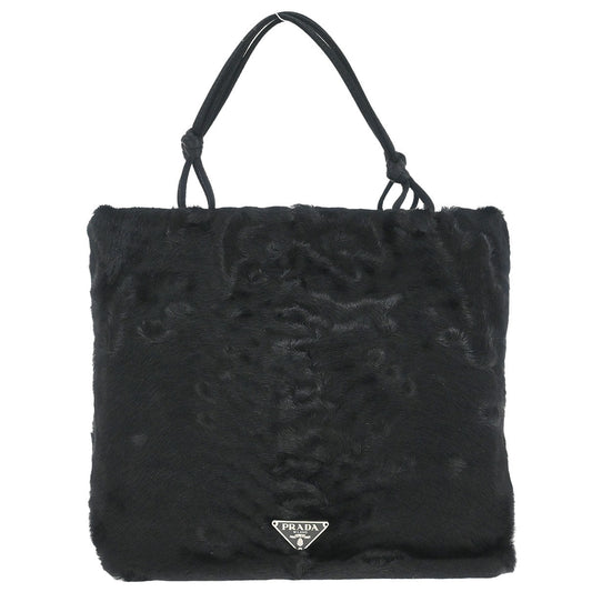 Prada Black Pony Hair Handbag