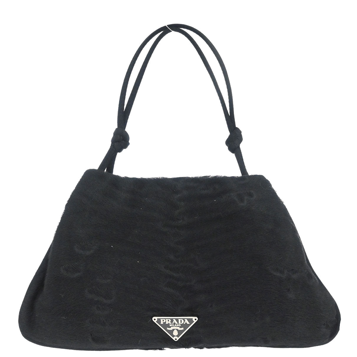 Prada Black Pony Hair Handbag