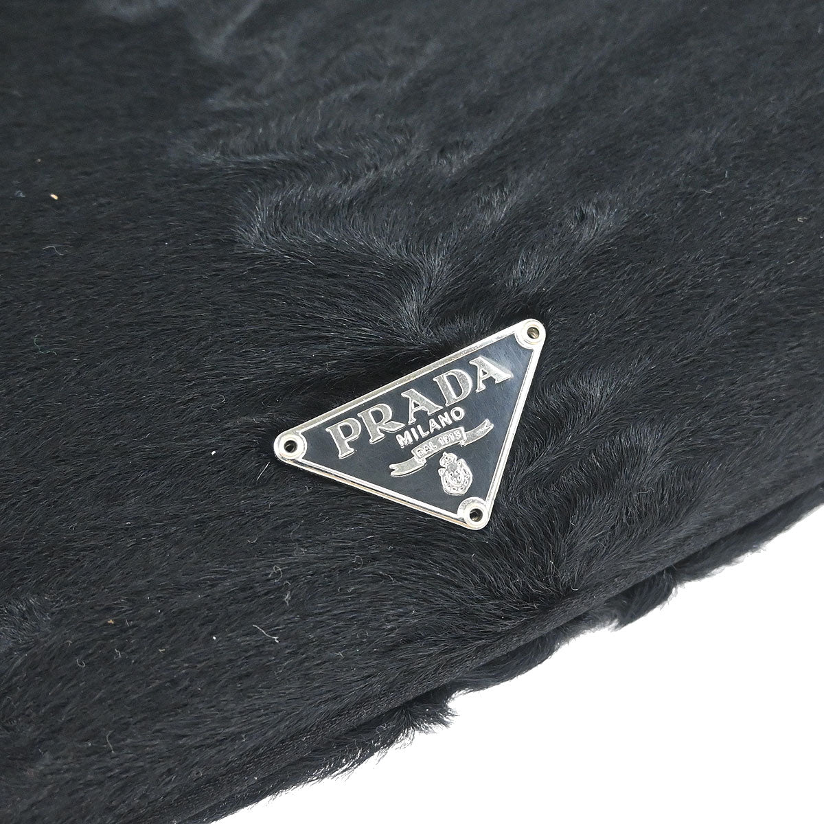 Prada Black Pony Hair Handbag