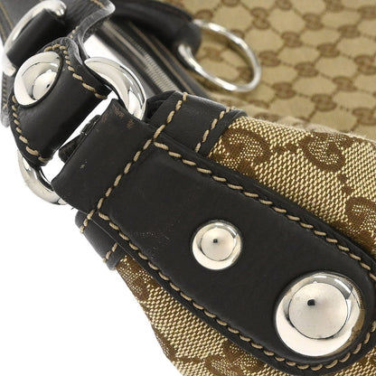 Gucci Beige Canvas GG Hobo 2way Shoulder Handbag