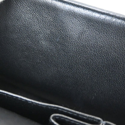 Chanel Black Caviar Skin Medium Classic Double Flap Shoulder Bag