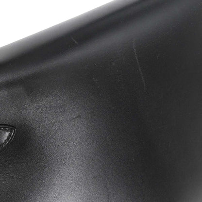 Hermes Black Box Calf Kelly 32 Sellier 2way Shoulder Handbag