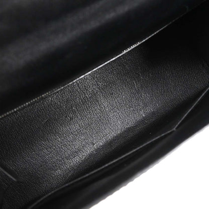 Hermes Black Box Calf Kelly 32 Sellier 2way Shoulder Handbag