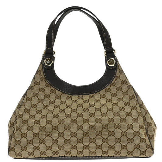 Gucci Beige Canvas GG Tote Handbag