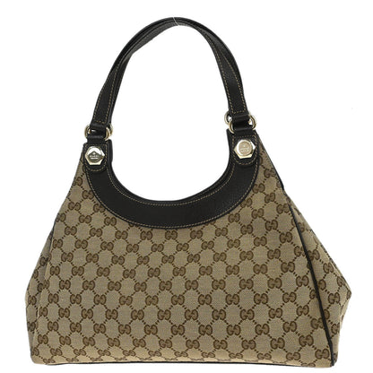 Gucci Beige Canvas GG Tote Handbag