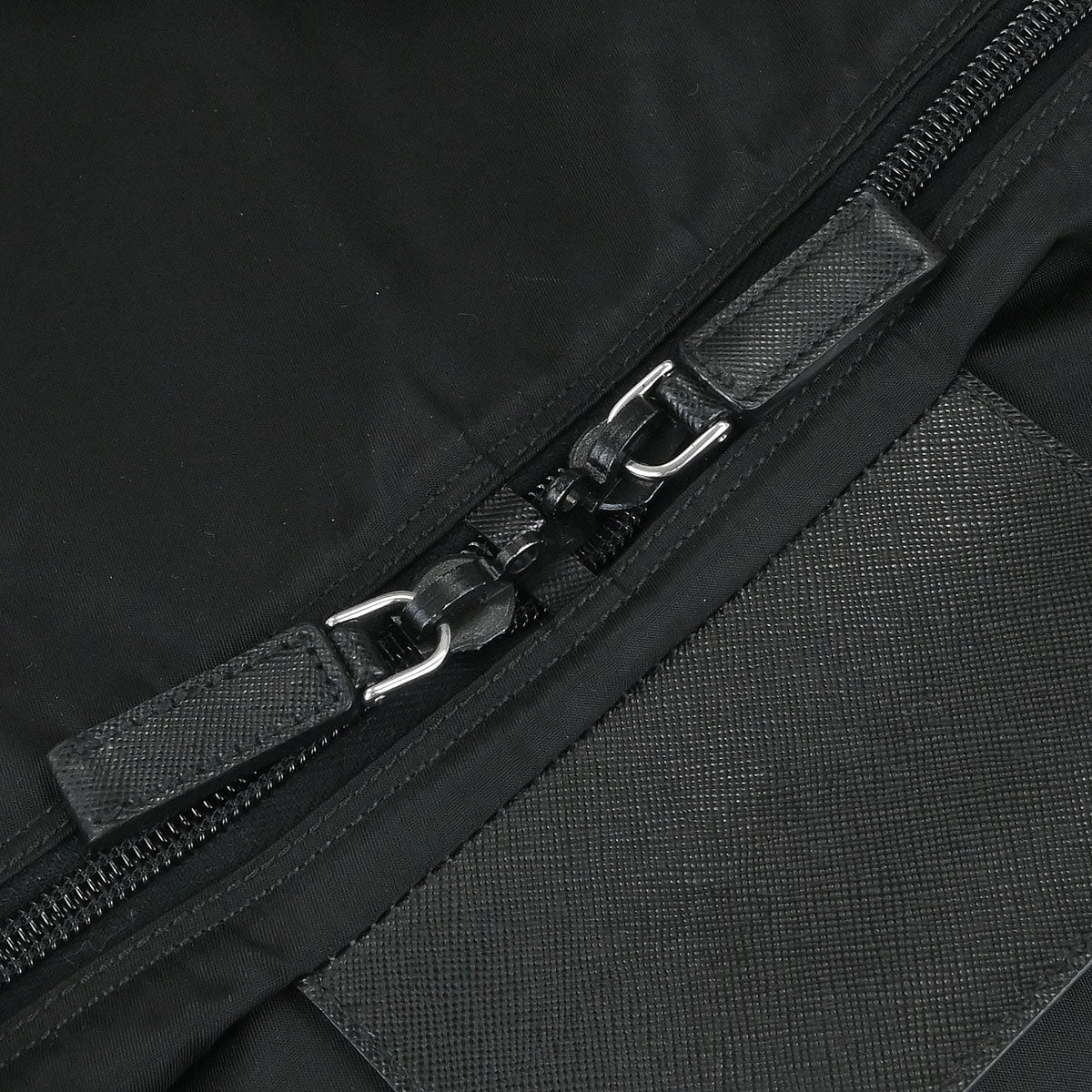 Prada Black Nylon 2way Duffle Shoulder Handbag