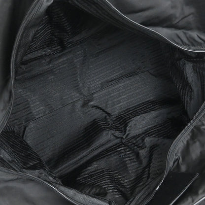 Prada Black Nylon 2way Duffle Shoulder Handbag